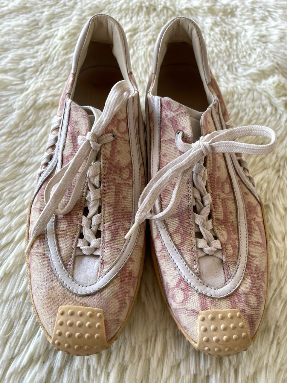Christian Dior Monsieur Christian Dior Pink Monogram Low Top Sneaker Shoes Size US 6.5 / IT 36.5 - 5 Thumbnail
