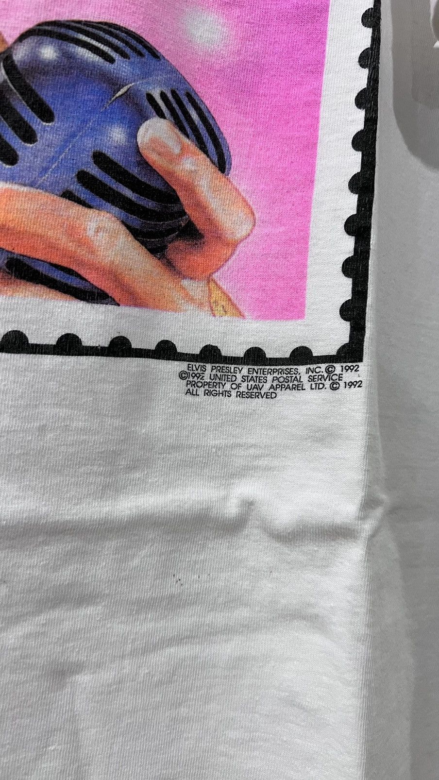 Band Tees 1992 Elvis Presley USPS STAMP Tee Size XL Single Stitch Size US XL / EU 56 / 4 - 3 Thumbnail