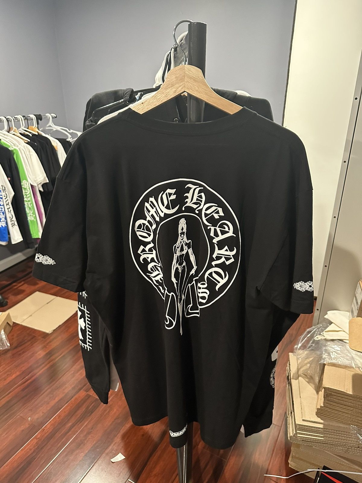 Chrome Hearts Chrome Hearts x Deadly Doll Miami Exclusive t-shirt | Grailed