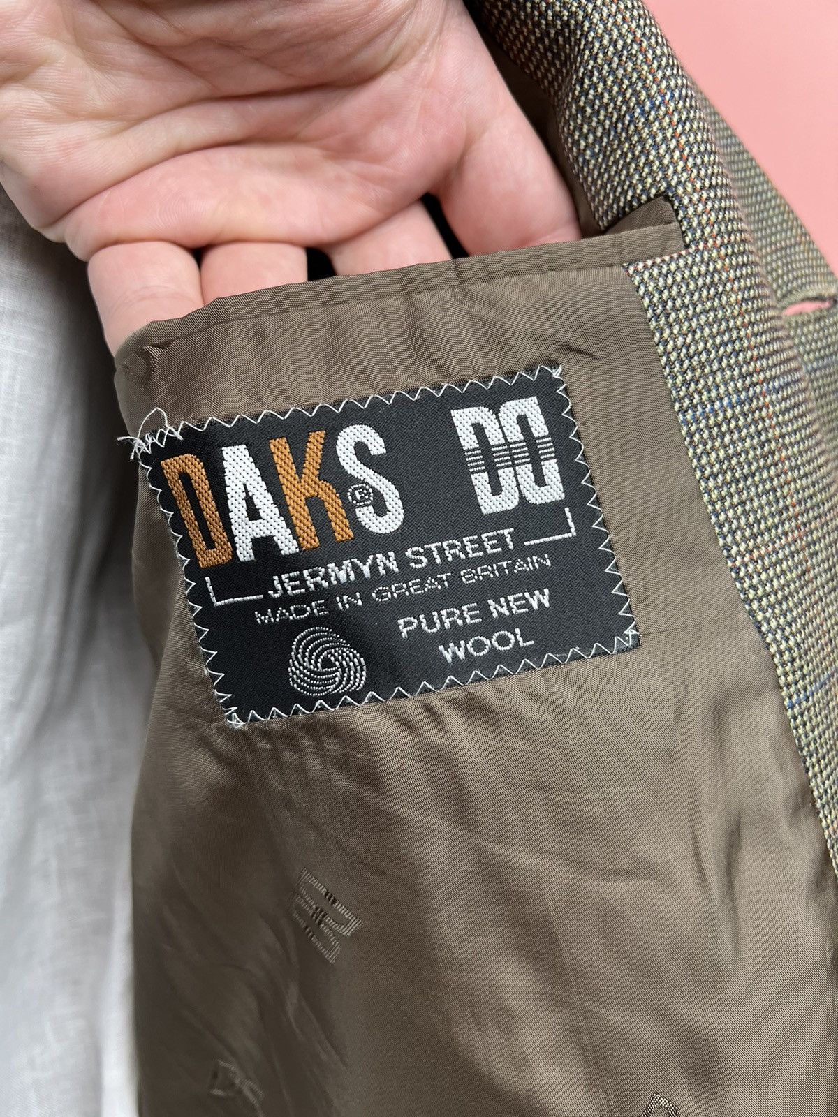 DAKS Daks wool suit classic hype sale blazer and pants Size 44R - 4 Thumbnail