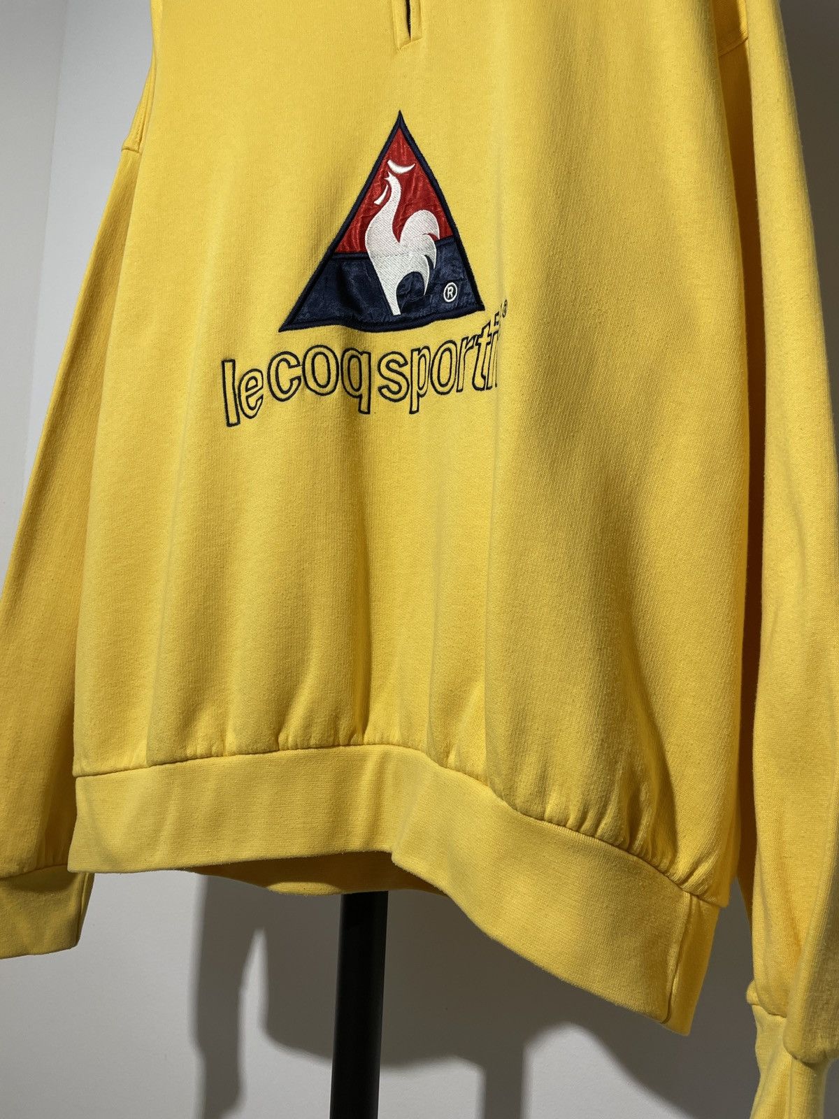 Le Coq Sportif × Vintage Vintage Y2K Le Coq Sportif Big Logo Pullover Size US XL / EU 56 / 4 - 6 Thumbnail