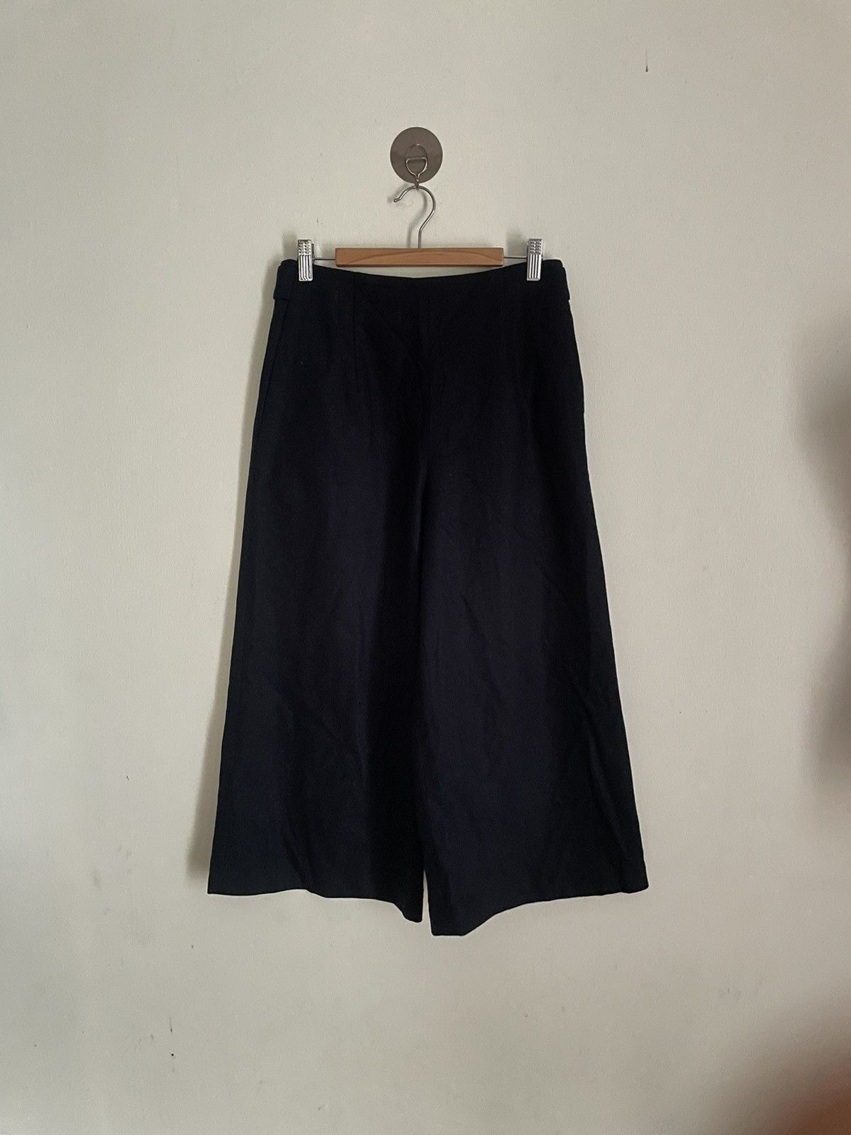 image of Fox Brother For Margaret Howell Summer Wide Pants in Black, Women's (Size 28)