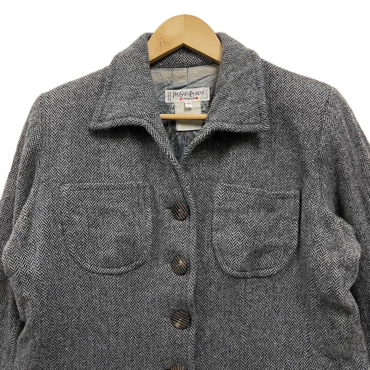 Yves Saint Laurent Vintage 80s yves saint laurent jacket blazer YSL Size XL / US 12-14 / IT 48-50 - 3 Thumbnail