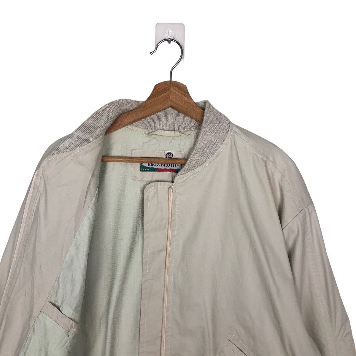 Japanese Brand VINTAGE BOMBER JACKET BROZ BROTHER’S FRANCE ISSEY MIYAKE Size US M / EU 48-50 / 2 - 9 Thumbnail