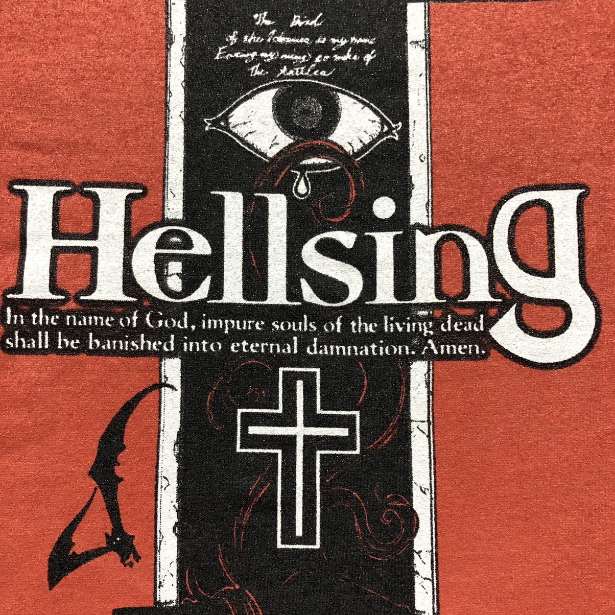 Anime Rare‼️🔥Vintage Anime Van Hellsing T-Shirt Size US M / EU 48-50 / 2 - 6 Thumbnail