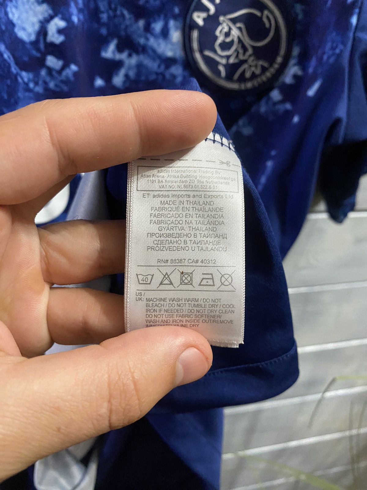 Adidas Rare Football Soccer Jersey Ajax x Adidas 2017-2018 SS’. Size US M / EU 48-50 / 2 - 11 Thumbnail