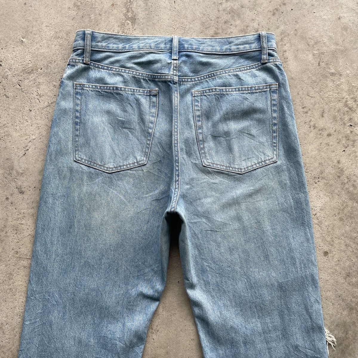 Japanese Brand Vintage Japan Jeans Ripped Faded Distressed Denim Pants W32 Size US 32 / EU 48 - 9 Thumbnail