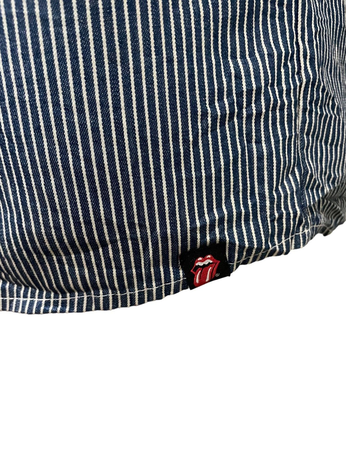 The Rolling Stones The Rolling Stones Hickory Stripe Wabash Workwear Shirt Size US M / EU 48-50 / 2 - 17 Thumbnail