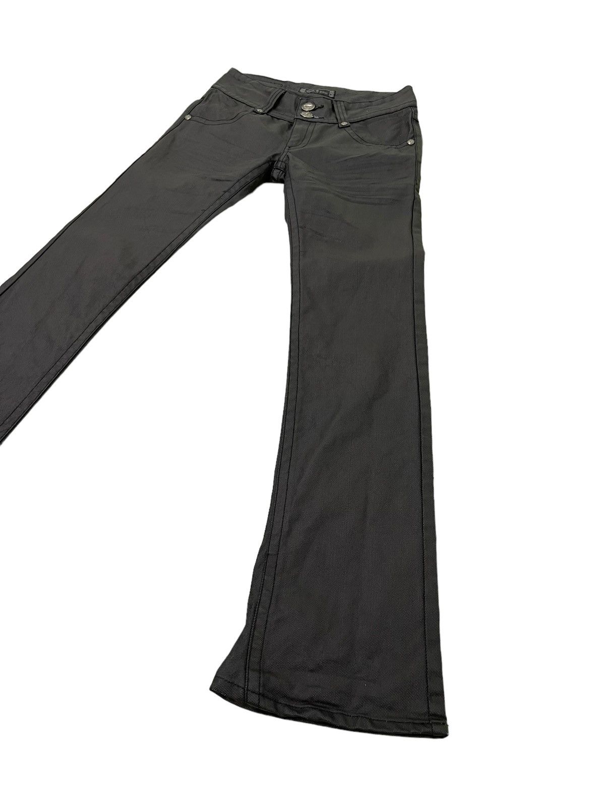 Japanese Brand Slim Flare Jeans Cook Jeans Full Coating Boot Cut 6🟦0 Size US 29 - 3 Thumbnail