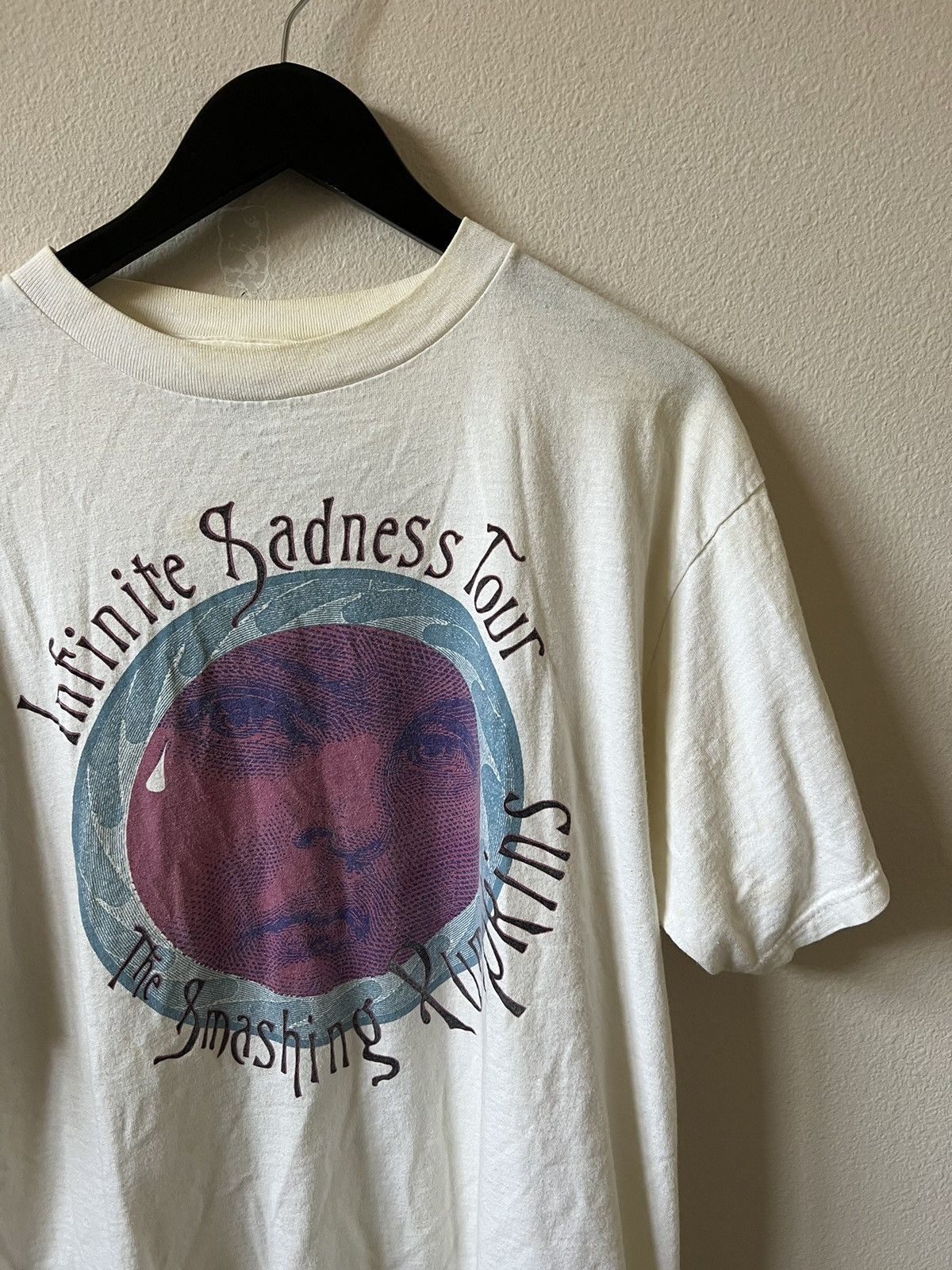 Band Tees Smashing Pumpkings Infinite Sadness Vintage 96 World T-shirt Size US XL / EU 56 / 4 - 3 Thumbnail