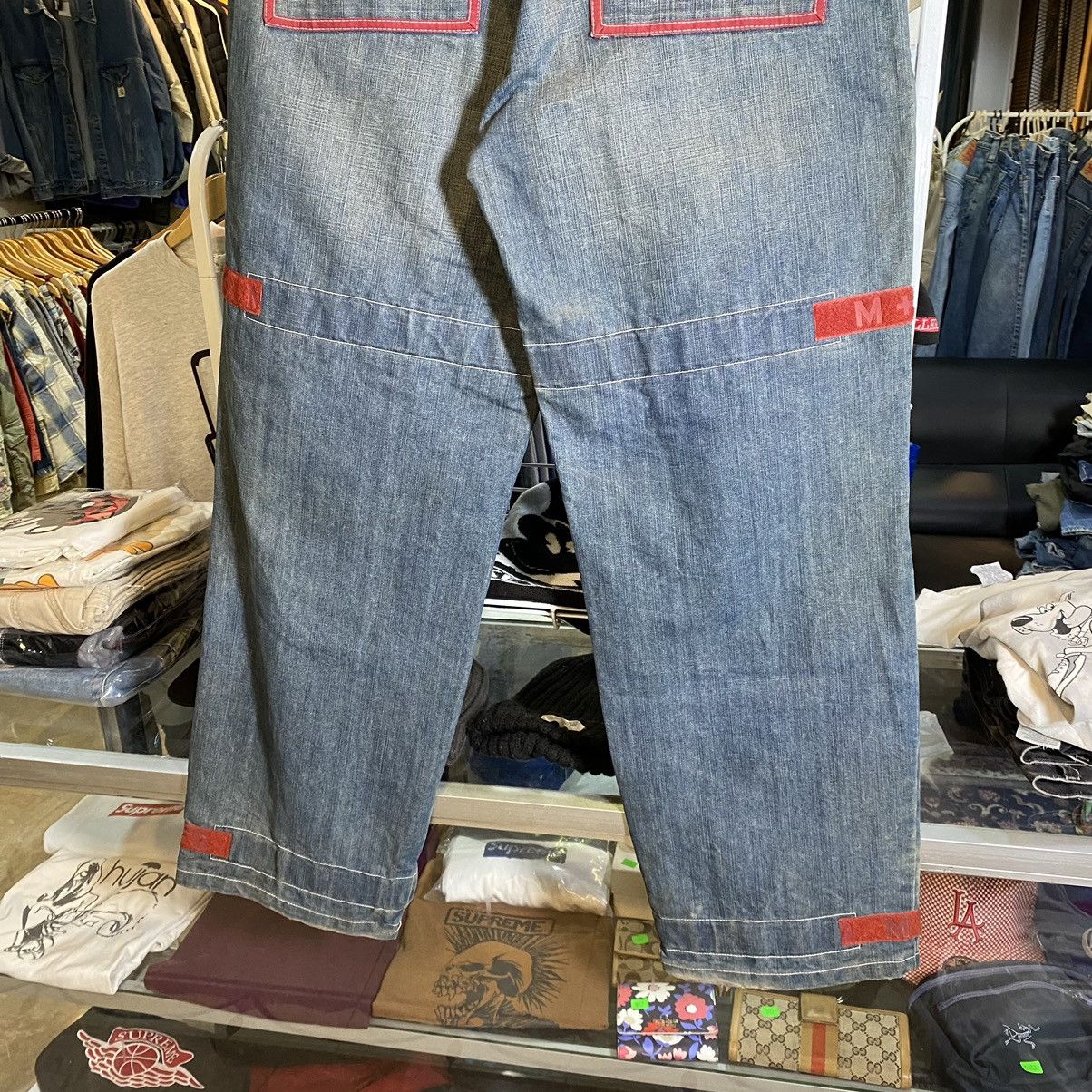 Marithe + Francois Girbaud Marithe Francois Girbaud Bondage Denim Pants Size US 34 / EU 50 - 4 Thumbnail