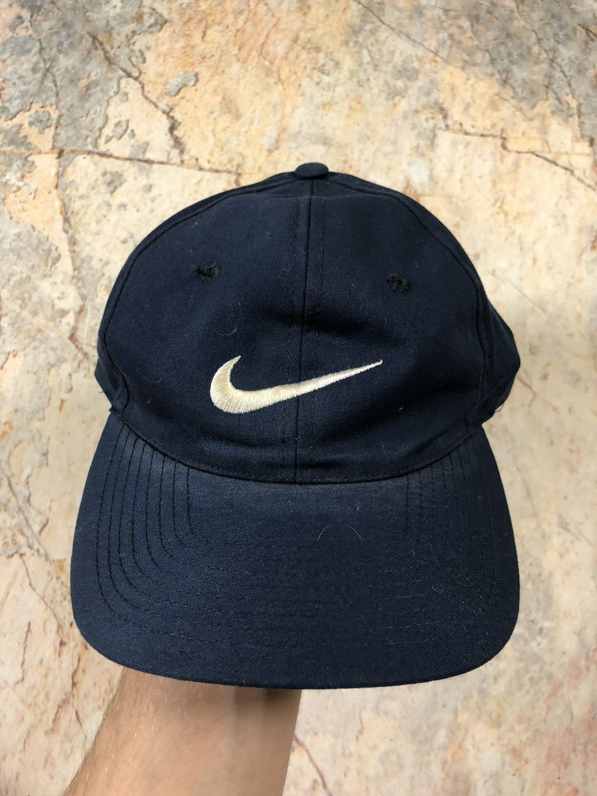 Nike × Vintage Nike vintage rare big logo hat cap Size ONE SIZE - 1 Thumbnail