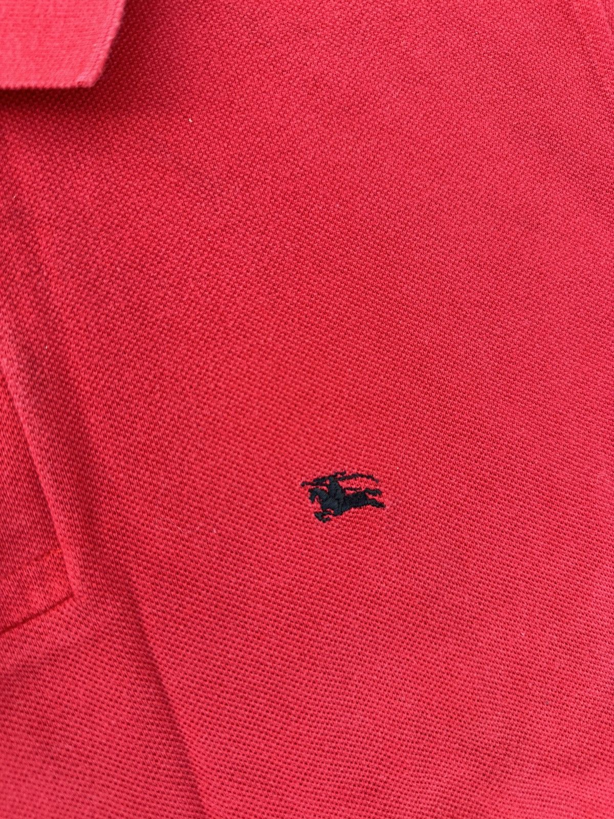 Burberry Burberry Polo Tee T Shirt Red Size US M / EU 48-50 / 2 - 2 Thumbnail