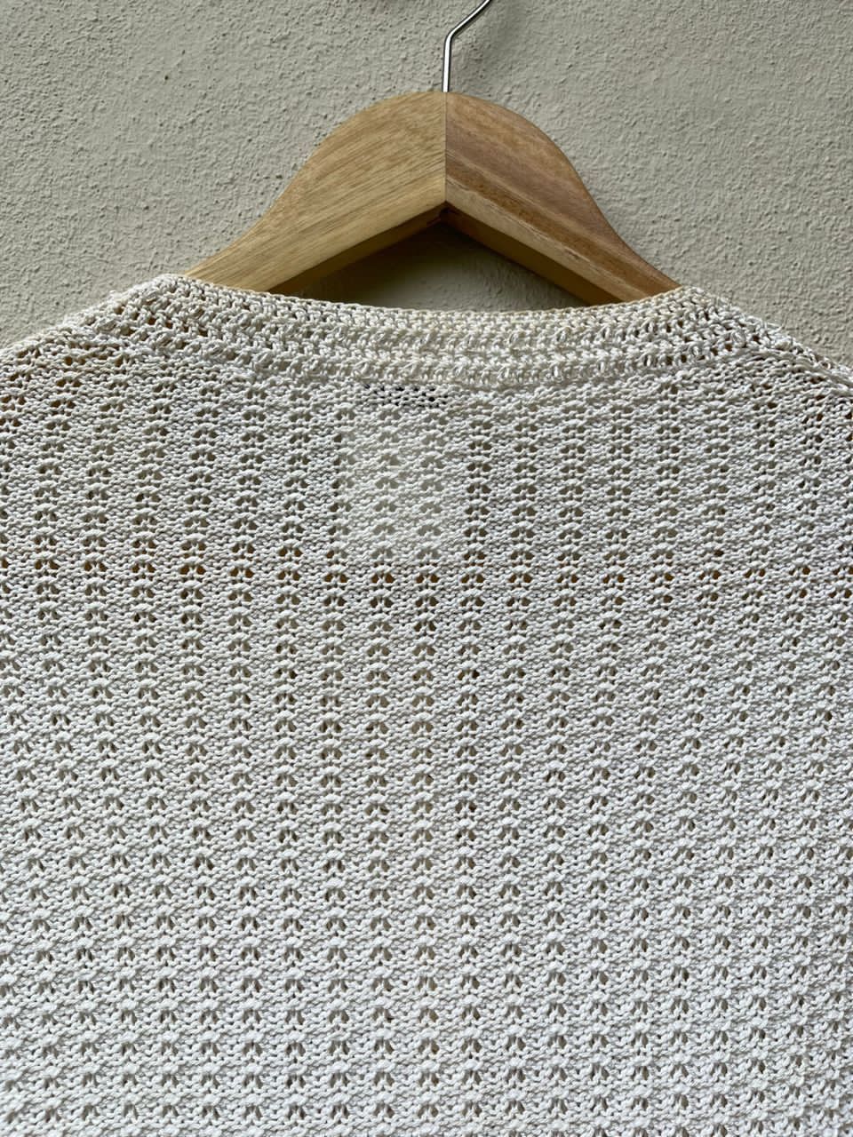 Chanel 2002 Chanel Crochet Henley Sweater Size S / US 4 / IT 40 - 14 Thumbnail
