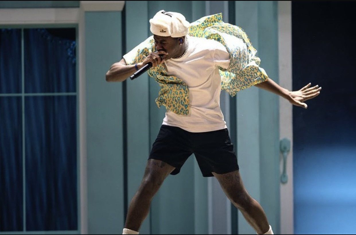 トップス Golf Le Fleur Silk Digi Camo Button Up I CAN PROXY LE FLEUR* AT BDC PARIS (green leopard vests