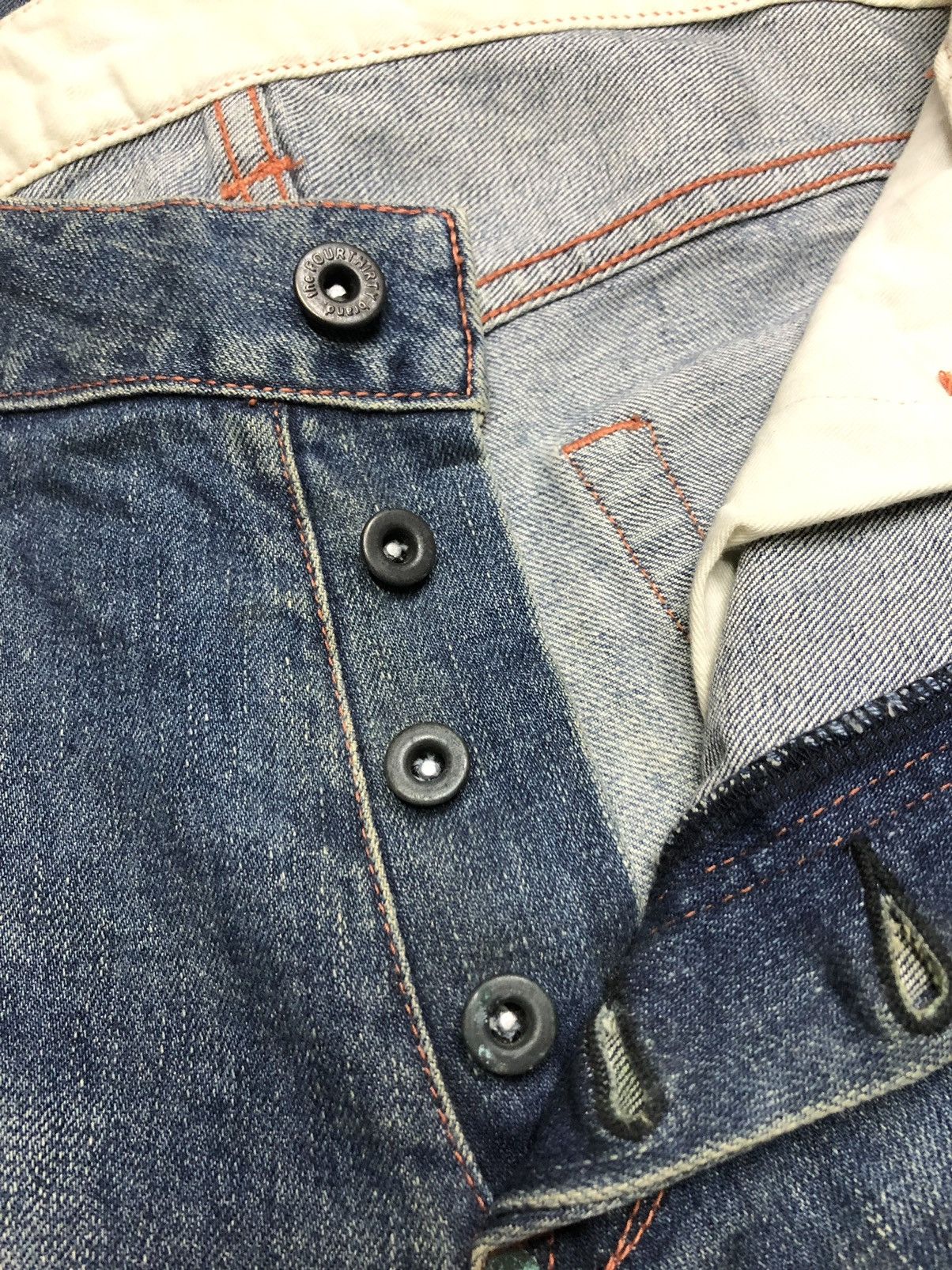 Japanese Brand STRECTHABLE THE FOURTHIRTY BRAND DISTRESSED DENIM Size US 31 - 5 Thumbnail