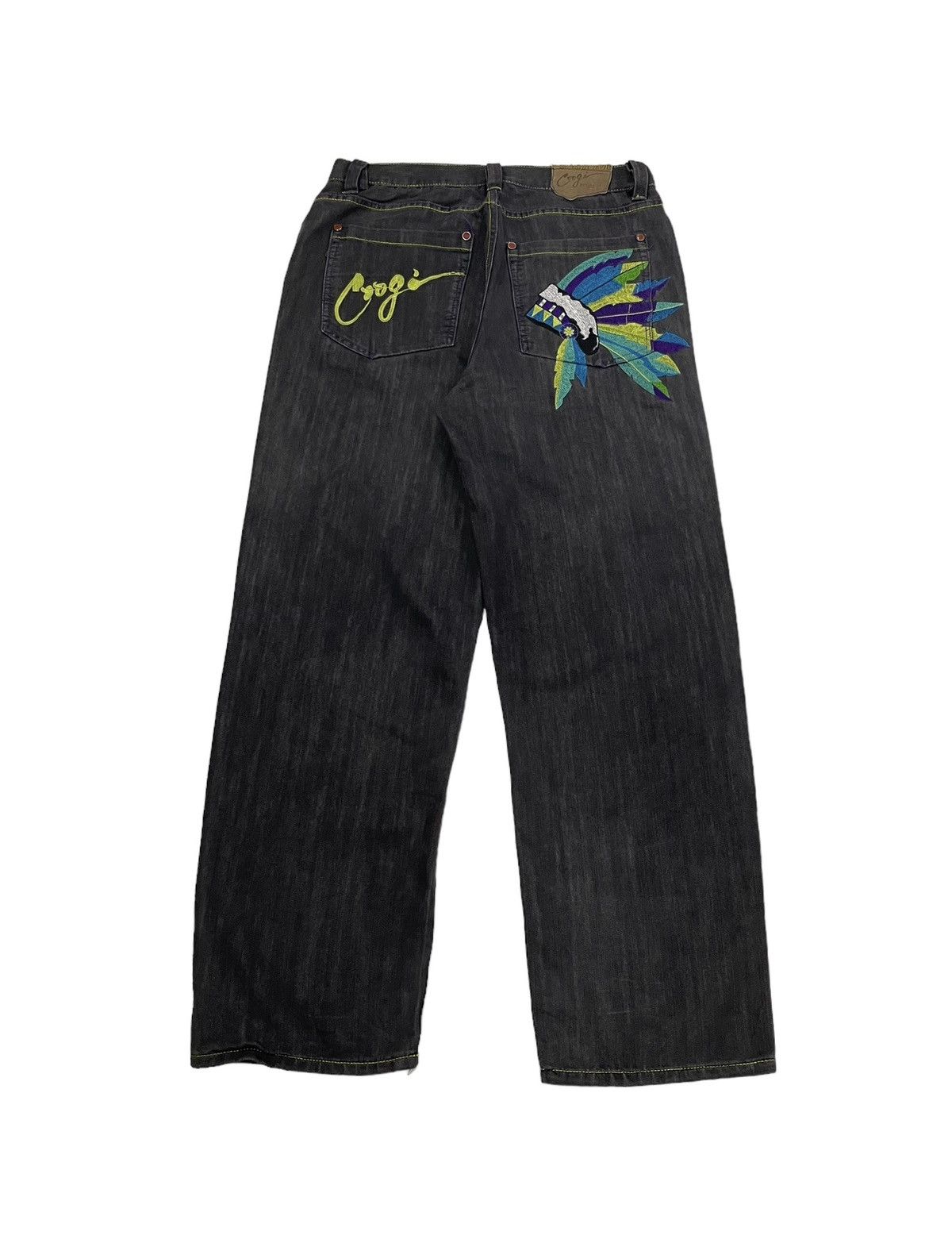 Coogi Vintage Coogi Baggy Jeans Embroidered Logo Size US 34 / EU 50 - 2 Thumbnail