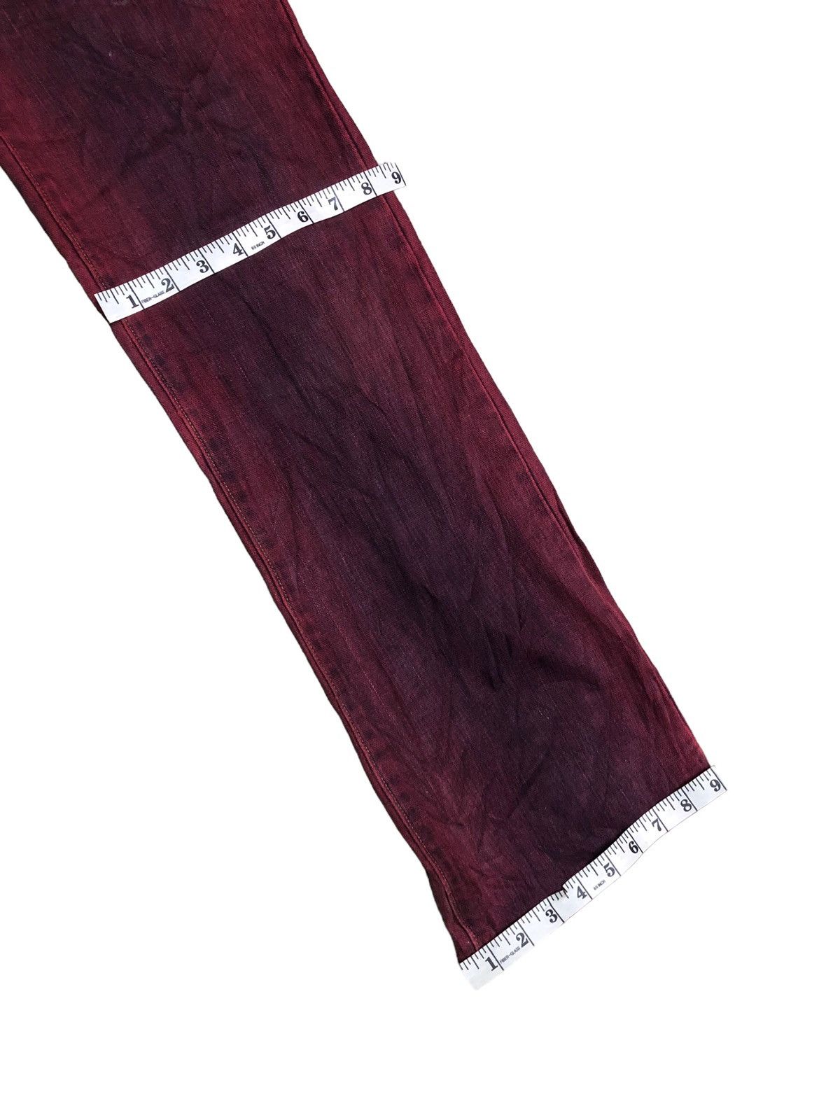 Vintage FLARED WASHED MAROON BLUE WRANGLER BLUE BELL Size US 30 / EU 46 - 8 Thumbnail