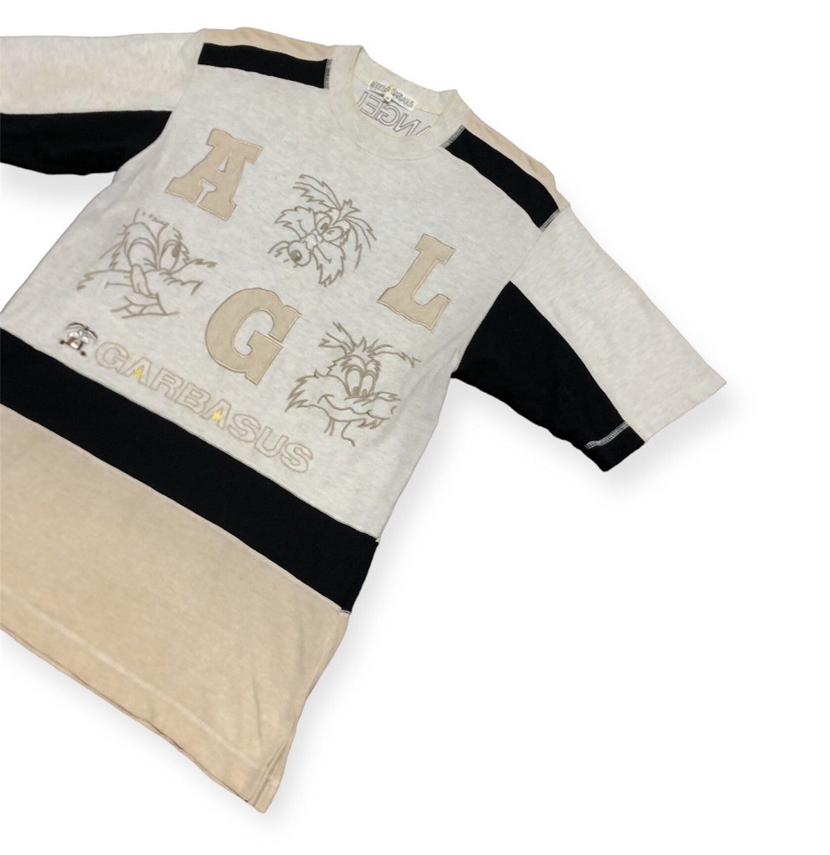 Designer × Vintage Rare Vintage Angelo Garbasus Raglan Big logo tee Size US M / EU 48-50 / 2 - 2 Thumbnail
