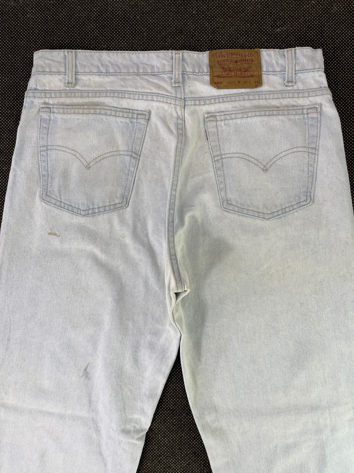 Levi's 90s Vintage Levis 550 Light Wash Jeans - J373 Size US 36 / EU 52 - 4 Thumbnail