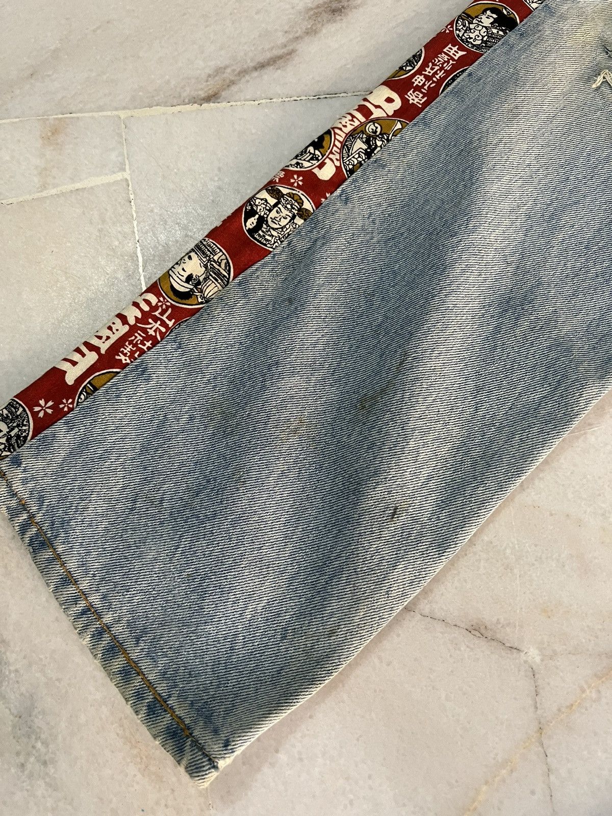 If Six Was Nine × Levi's LAST DROP 🔥Vintage 90’s Levis 501 Distressed Denim Jeans Size US 30 / EU 46 - 5 Thumbnail