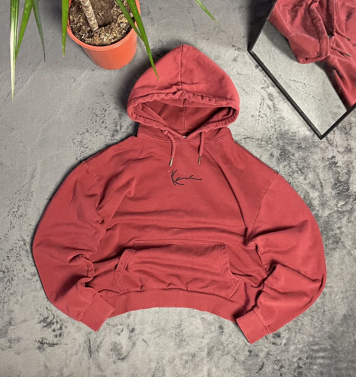 Vintage 90s Karl Kani Vintage Center Logo Oversize Hoodie | Grailed