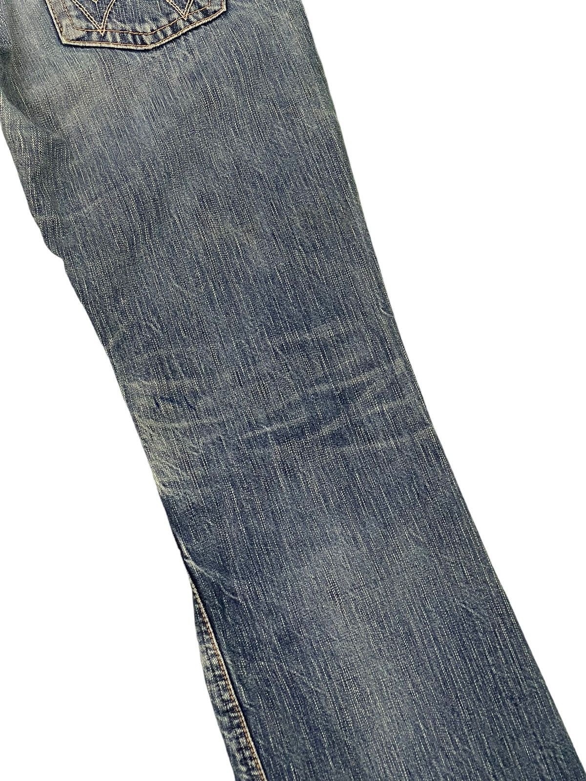 Edwin Flare Jeans Edwin Japan Distress Low Rise Boot Cut 6🟦1 Size US 31 - 18 Thumbnail