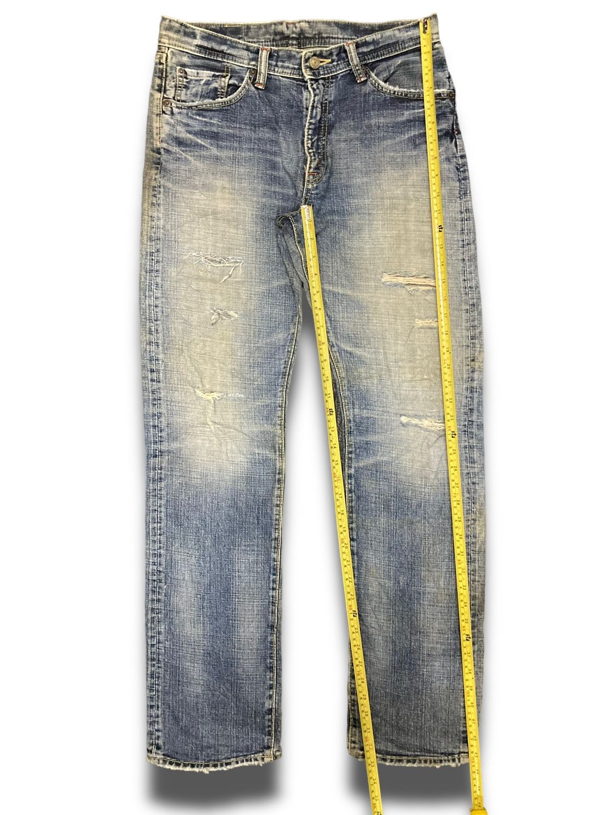 Japanese Brand × Vintage Vintage 90s Japanese Straight Cut Kaihara Jeans Size US 32 / EU 48 - 13 Thumbnail