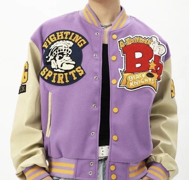 Bomber Jacket Letter Embroidery Bomber Jacket Grailed
