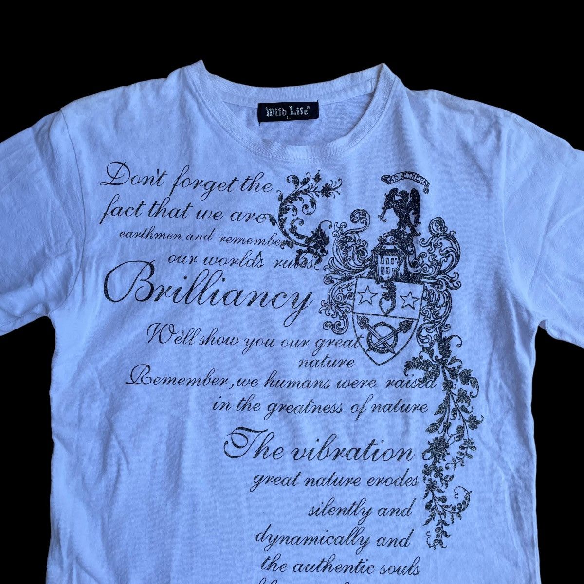 Seditionaries 🇯🇵 Y2K WILD LIFE PUNK SEDITIONARIES POEM TSHIRT Size US L / EU 52-54 / 3 - 3 Thumbnail