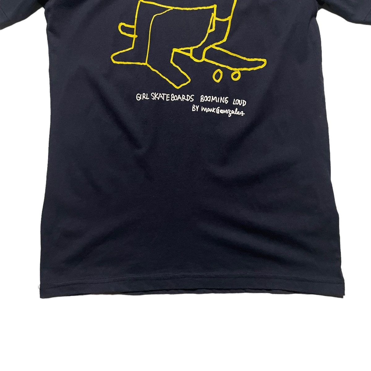Girl Skateboards × Vintage GIRL SKATEBOARD BITCH BOOMING LOUD BY MARK GONZALES TSHIRT Size US M / EU 48-50 / 2 - 4 Thumbnail