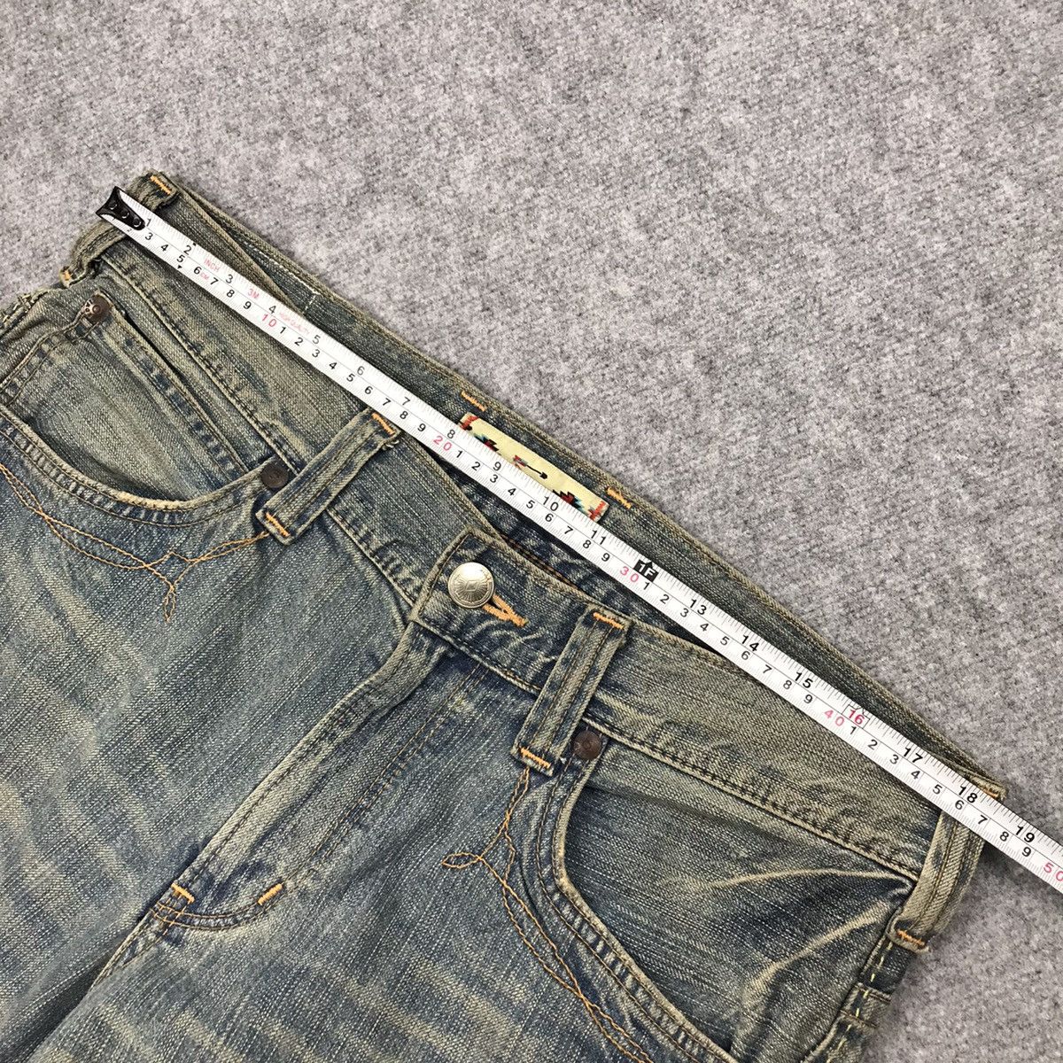 Edwin × Japanese Brand FLARE JENAS💥EDWIN BOOT CUT DENIM PANTS Size US 34 / EU 50 - 15 Thumbnail