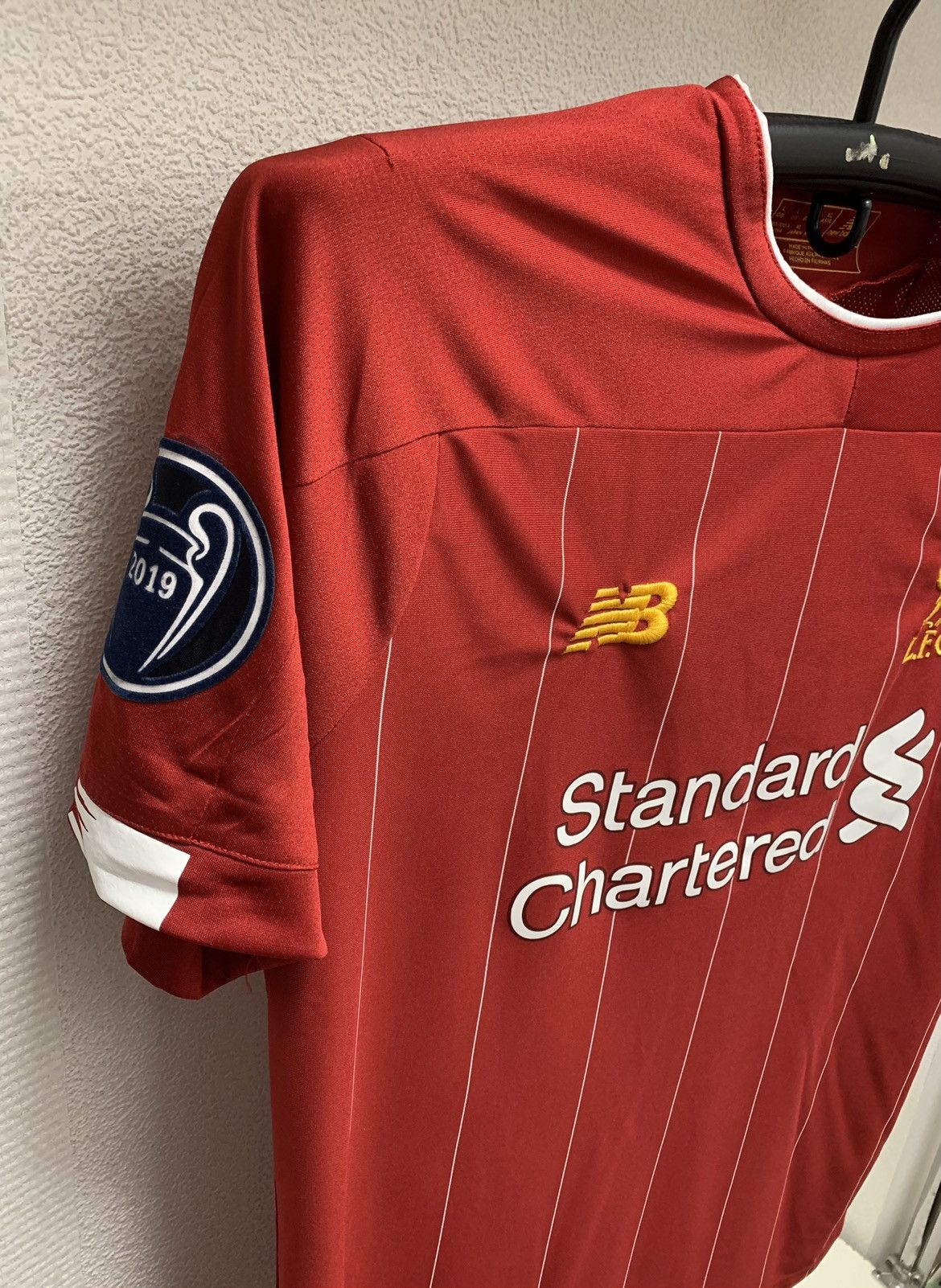 New Balance Liverpool new balance 2019 league champions soccer jersey Xl Size US XL / EU 56 / 4 - 2 Thumbnail