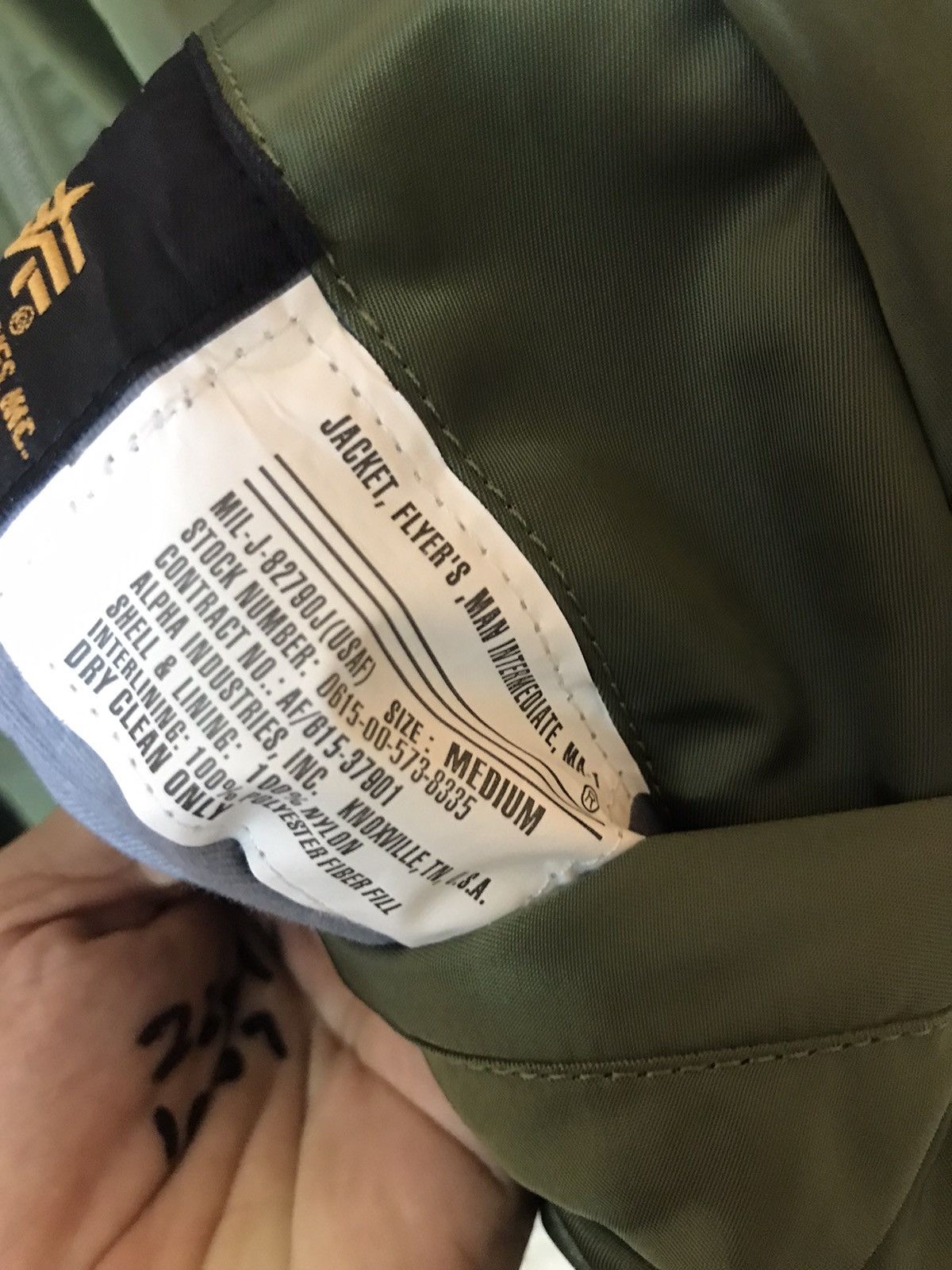 Alpha Industries ‼️ALPHA INDUSTRIES BOMBER REVERSIBLE JACKET‼️ Size US M / EU 48-50 / 2 - 8 Thumbnail