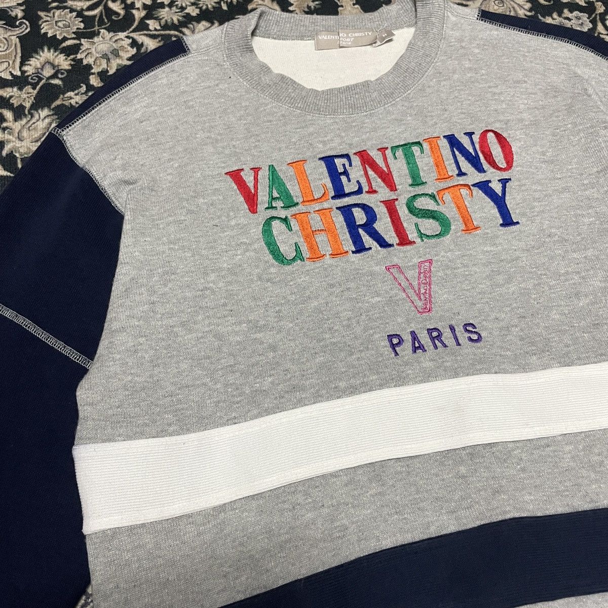 Designer × Valentino × Vintage Valentino Christy Paris Embroidery Size US M / EU 48-50 / 2 - 3 Thumbnail