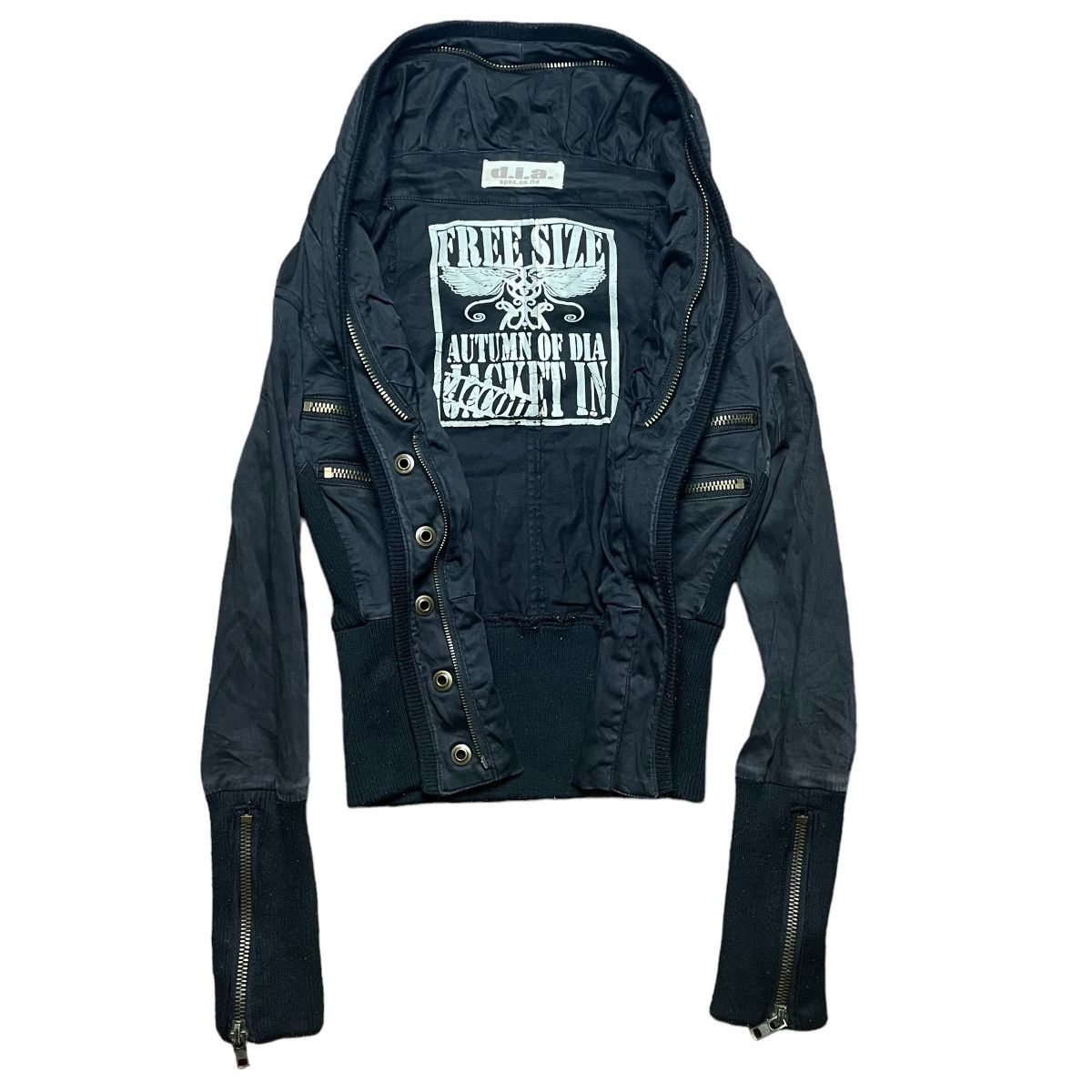 If Six Was Nine × Japanese Brand × Le Grande Bleu (L.G.B.) 🇯🇵 DIA MULTIPOCKET PARACHUTE BONO PUNK GOTHIC JACKET Size S / US 4 / IT 40 - 9 Thumbnail
