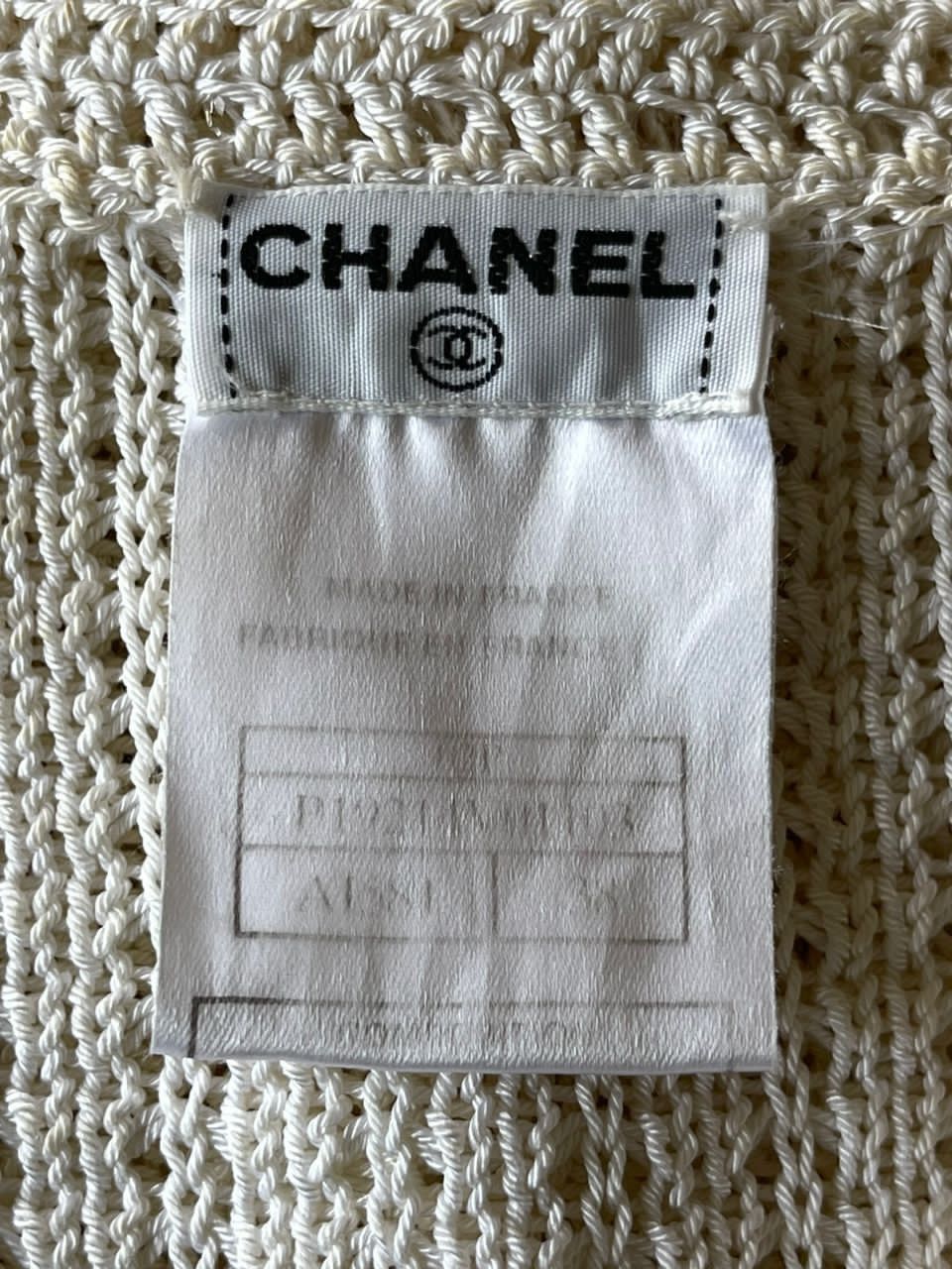 Chanel 2002 Chanel Crochet Henley Sweater Size S / US 4 / IT 40 - 21 Thumbnail