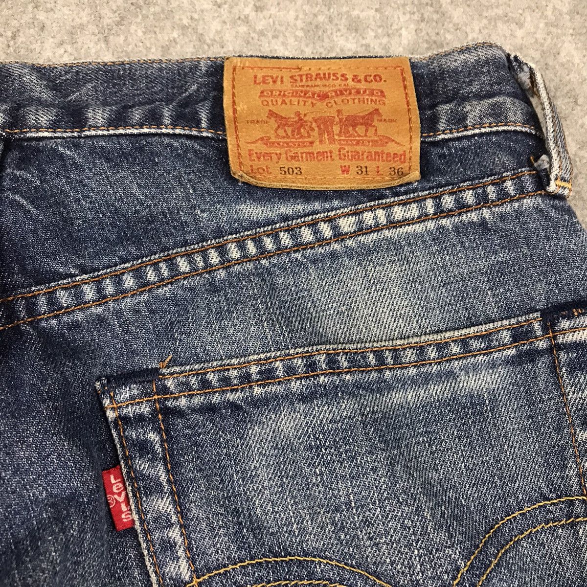 Levi's LEVIS 503 JAPANESE BAGGY BLUE FADED DENIM PANTS Size US 31 - 11 Thumbnail