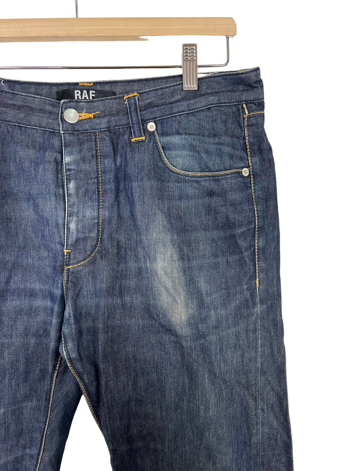 Raf by Raf Simons 💥 RAF BY RAF SIMONS DYED DENIM JEANS MADE IN ITALY Size US 34 / EU 50 - 6 Thumbnail