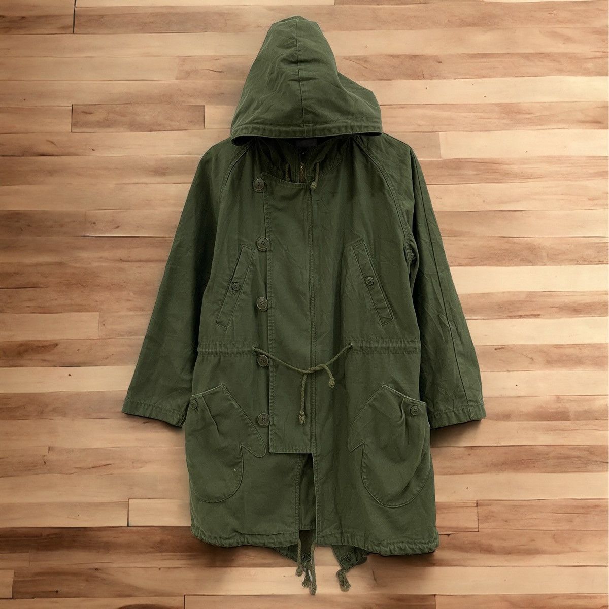 Issey Miyake × Ne-Net Ne-Net by Issey Miyake Fish Style Parka Jacket Size US M / EU 48-50 / 2 - 1 Thumbnail