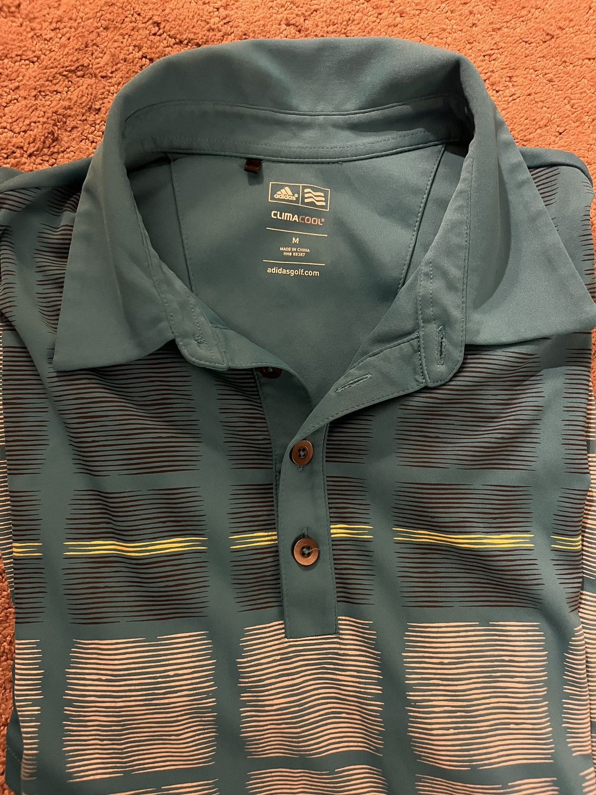 Adidas Adidas Clima Cool Golf Polo Size US M / EU 48-50 / 2 - 2 Thumbnail