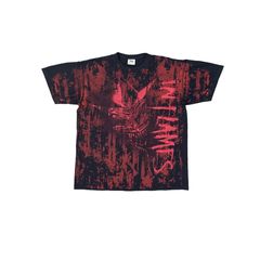 VINTAGE IN FLAMES Melodic Death Metal Band Asian Tour Shirt 