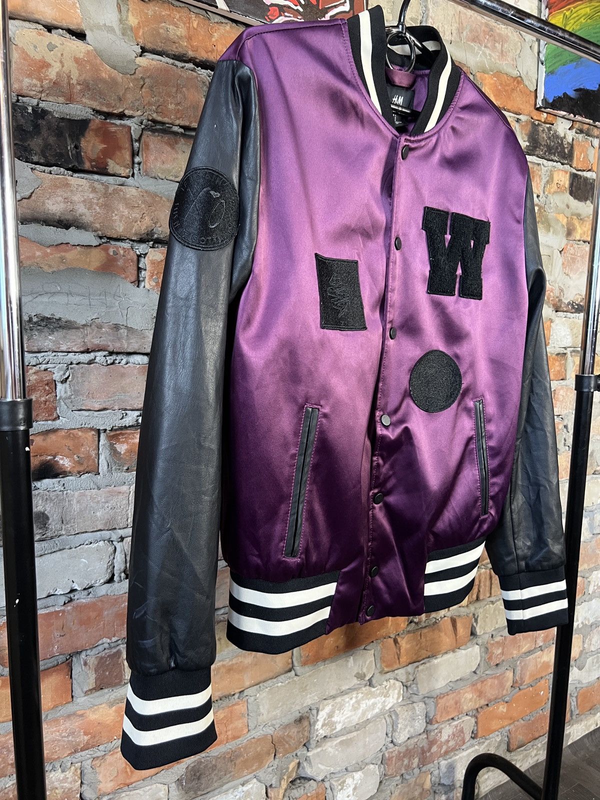 The Weeknd The Weeknd x H&M Varsity Satin Souvenir XO Bomber Jacket Size US S / EU 44-46 / 1 - 3 Thumbnail
