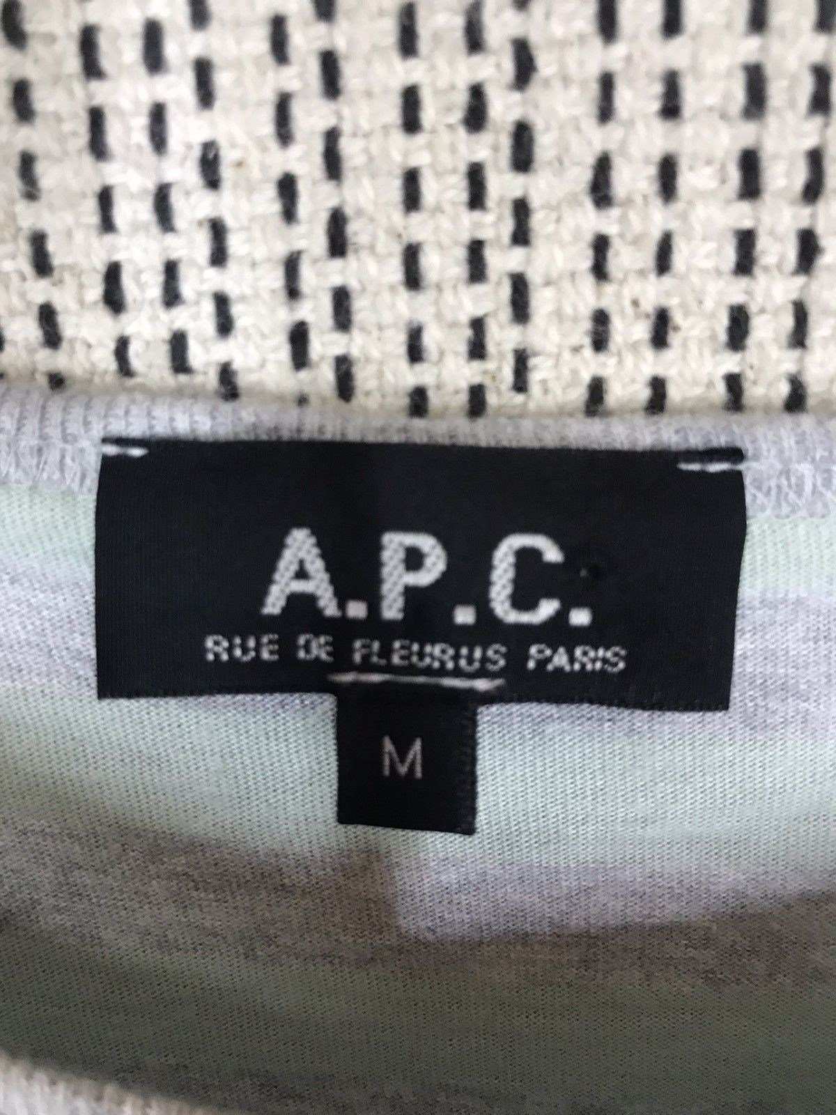 A.P.C. ‼️A.P.C. RUE DE FLEURES PARIS STRIPED TSHIRT MADE IN FRANCE Size M / US 6-8 / IT 42-44 - 3 Thumbnail