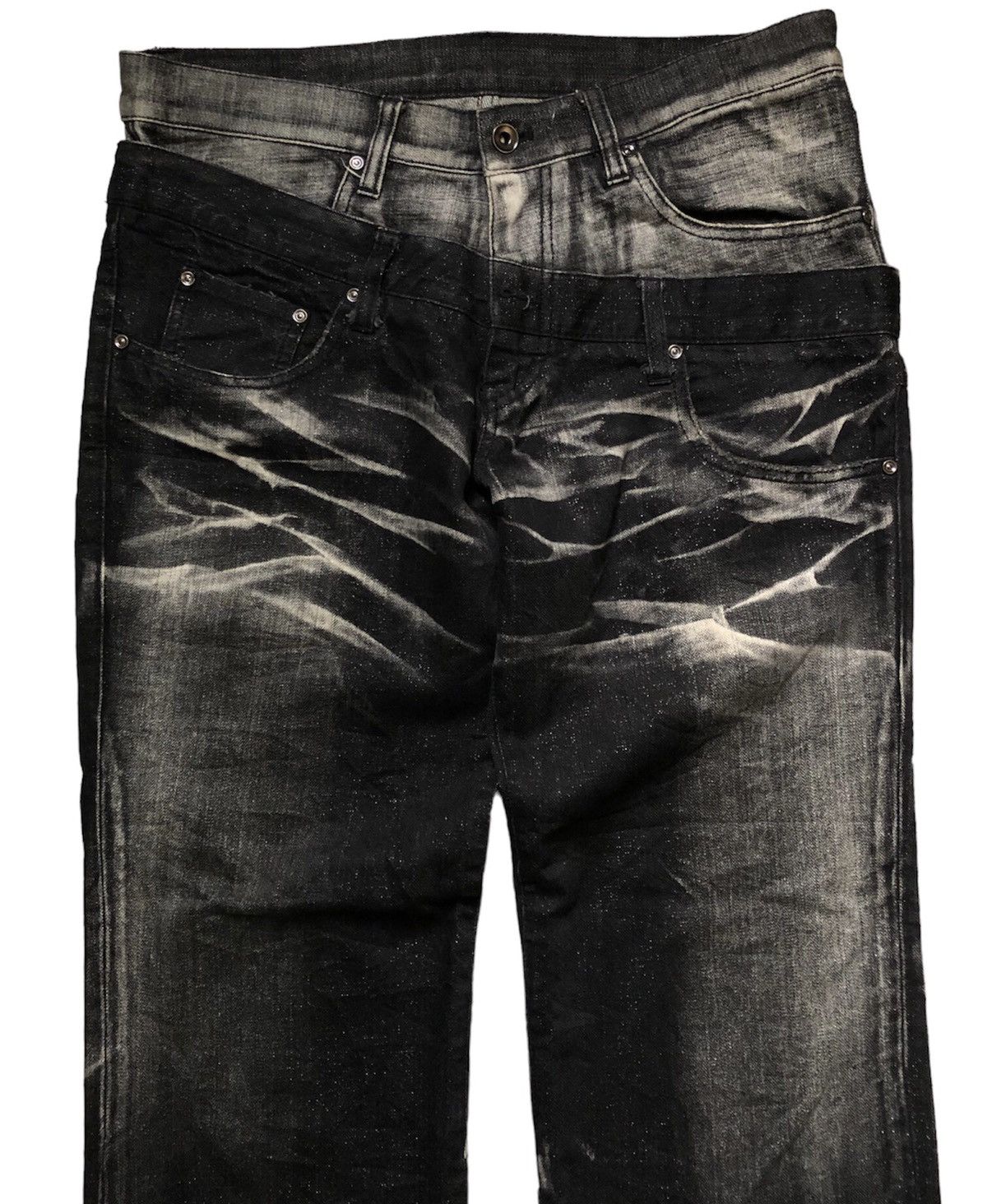 ABAHOUSE × If Six Was Nine × Le Grande Bleu (L.G.B.) Abahouse double waist denim pants Size US 34 / EU 50 - 3 Thumbnail