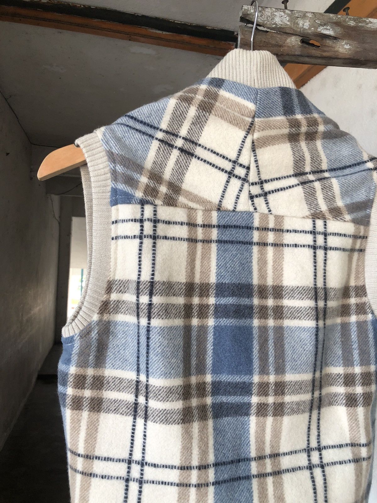 Hussein Chalayan Rare❗️Vintage Hussein Chalayan Checked Wool Vest Jacket Size XS / US 0-2 / IT 36-38 - 14 Thumbnail