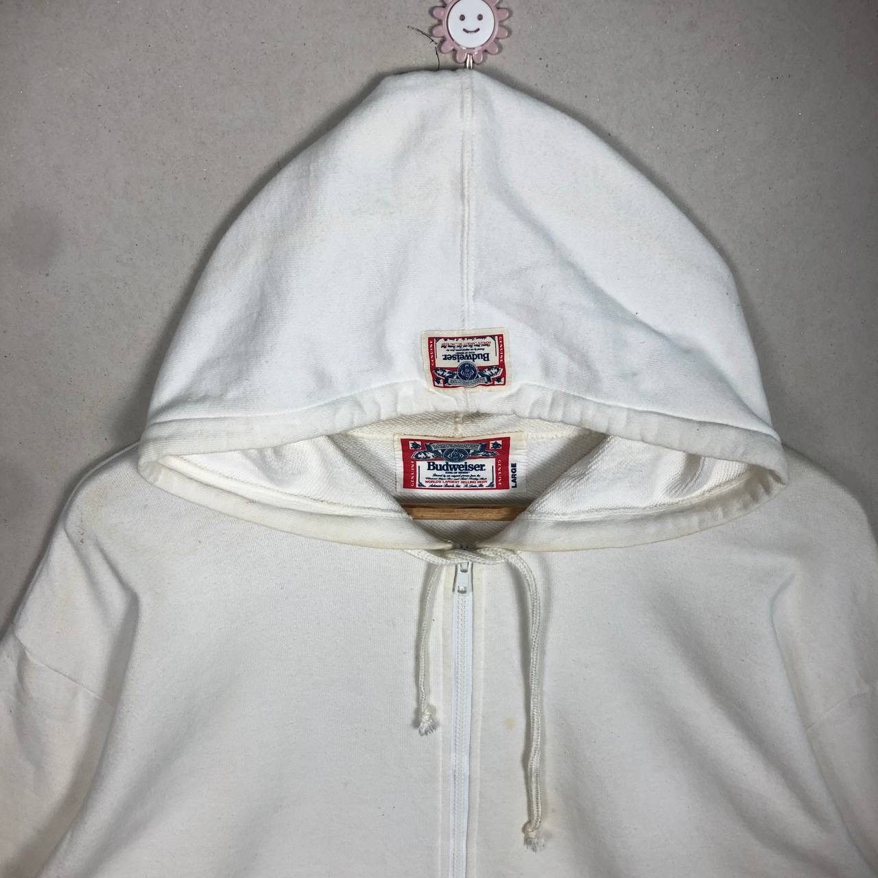 Budweiser Vintage 80s Budweiser King of Beers Hoodie Sweatshirt Size US L / EU 52-54 / 3 - 4 Thumbnail