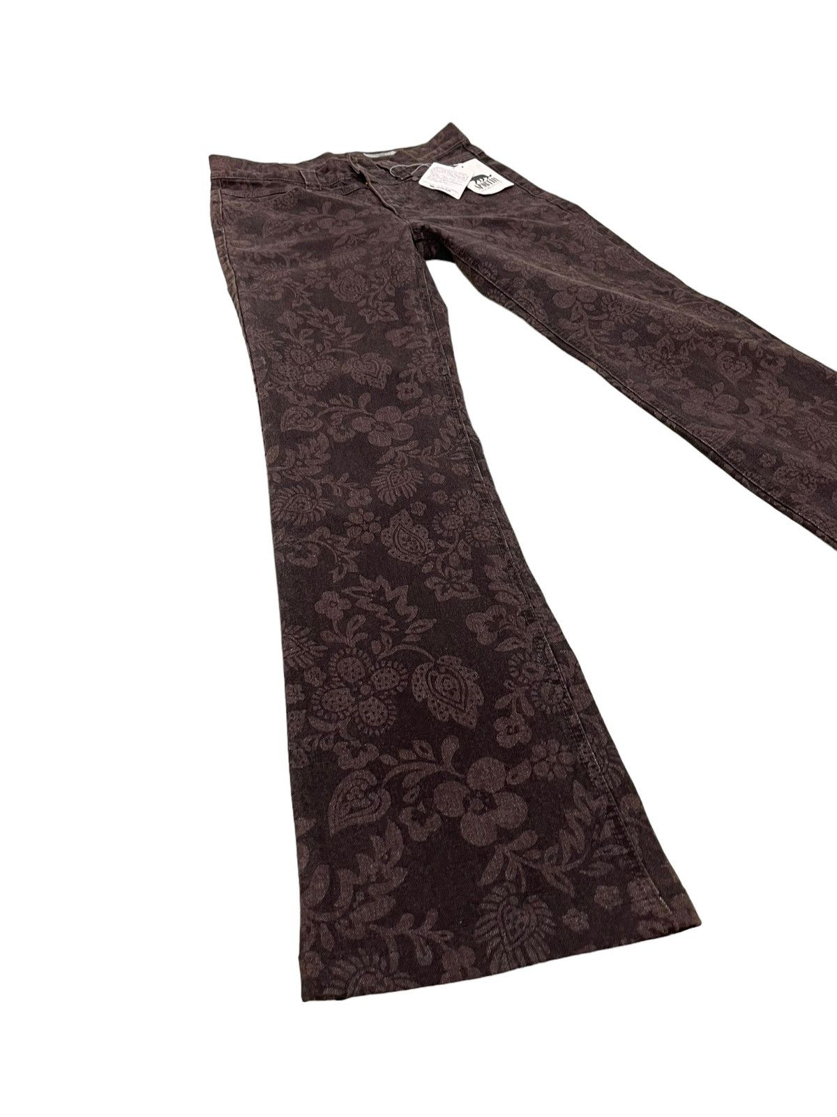 Japanese Brand Flare Jeans Sportiff Full Florals Stretch Boot Cut 5🟦7 Size US 28 / EU 44 - 1 Thumbnail