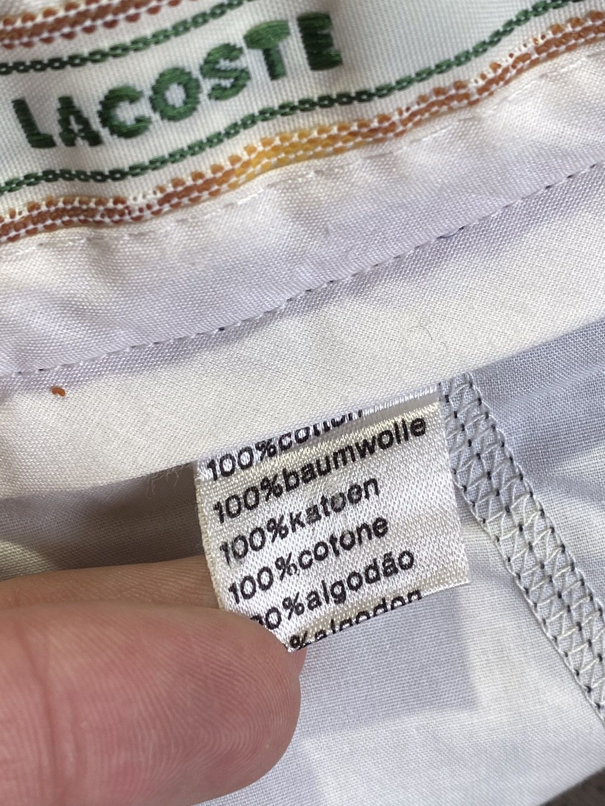 Lacoste Vintage 90s Lacoste streetwear shorts Size US 32 / EU 48 - 13 Thumbnail