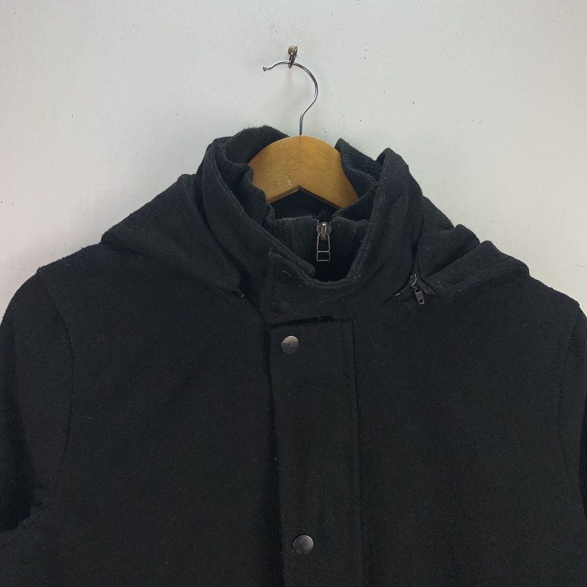 Japanese Brand × Vintage Vintage Japanese brand Full zipper wool jacket Size US M / EU 48-50 / 2 - 2 Thumbnail